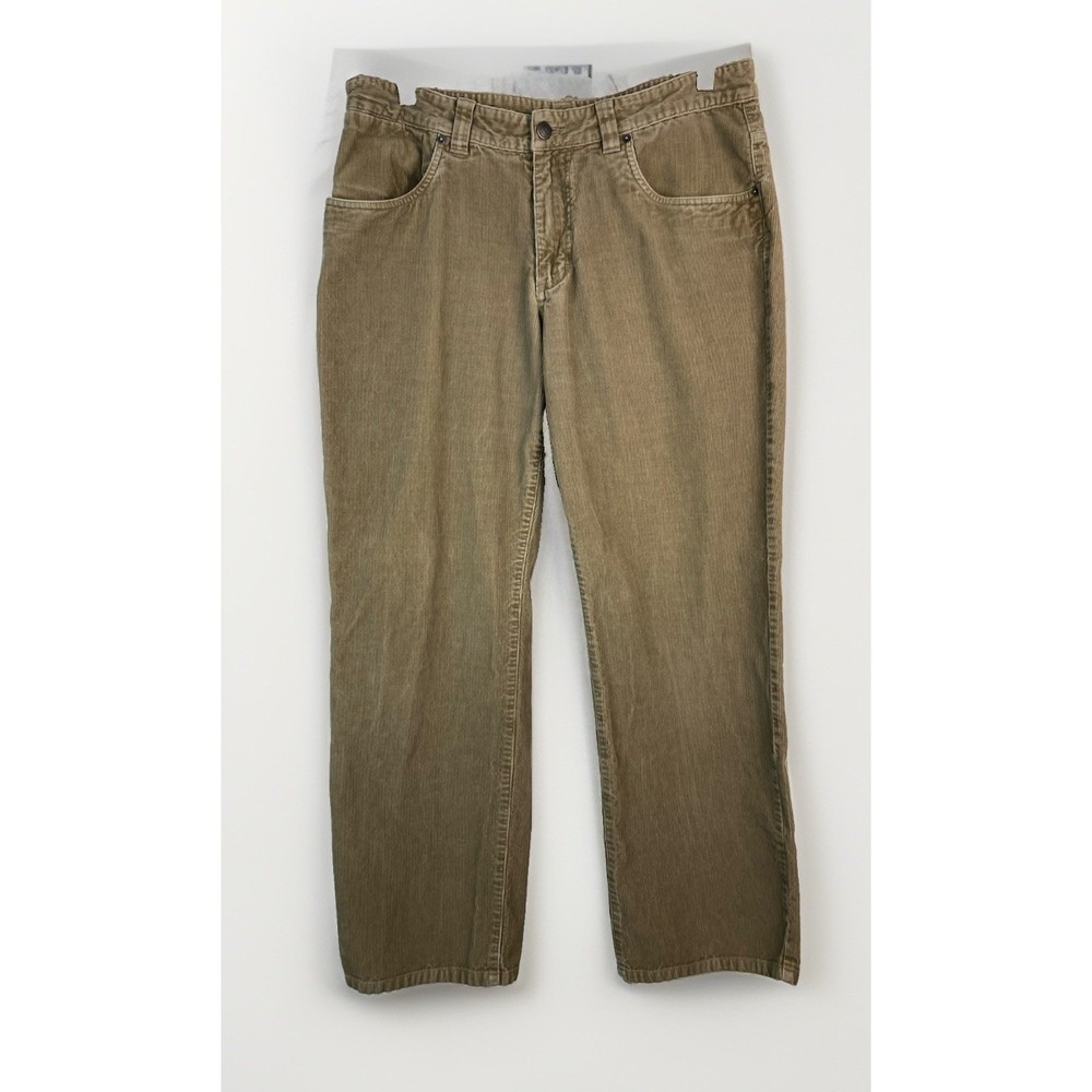 Patagonia Mens Brown Organic Cotton Corduroy Straight Leg Pants Size 34